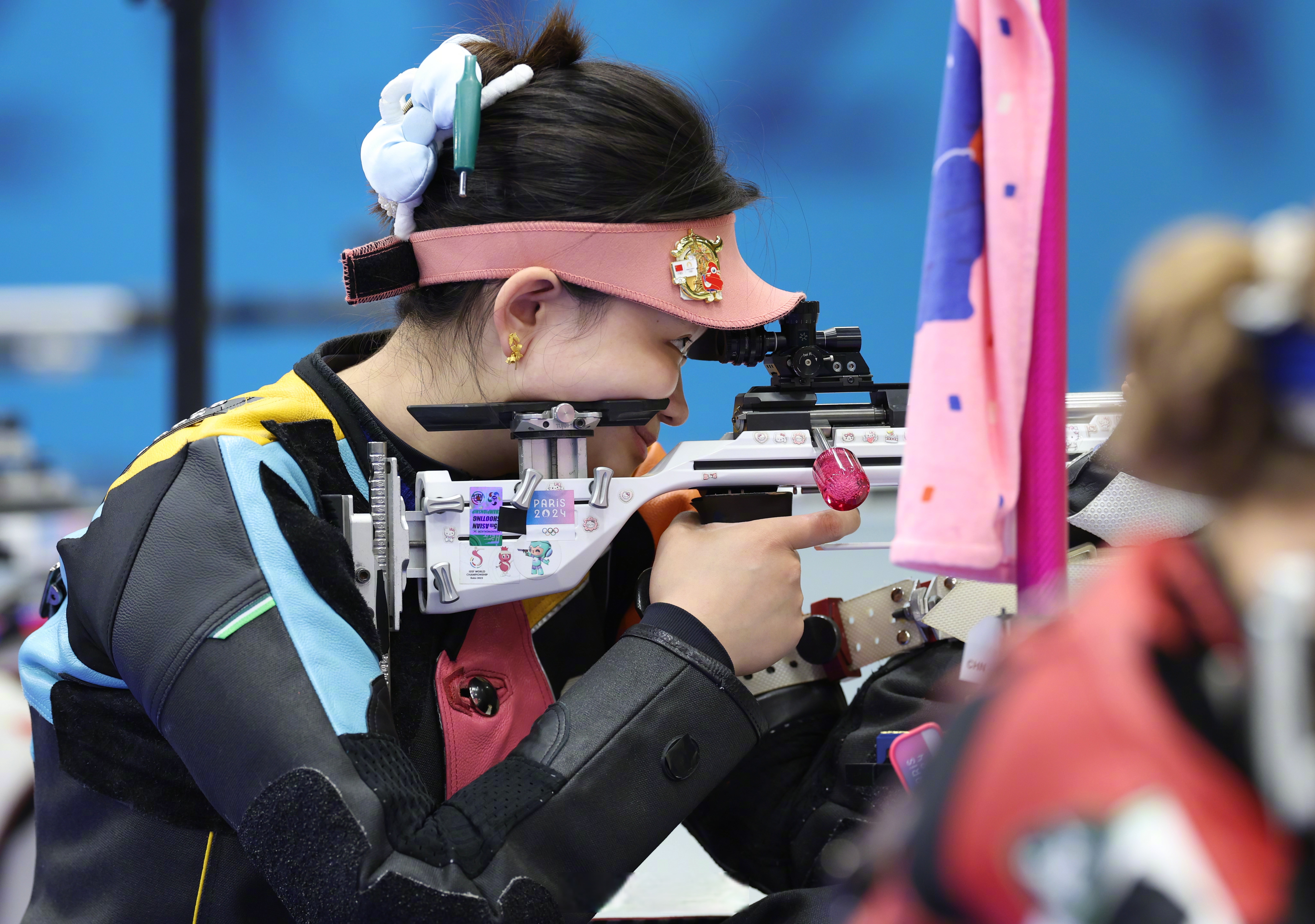 女子射击比赛:中国选手夺冠 女子射击比赛:中国选手夺冠