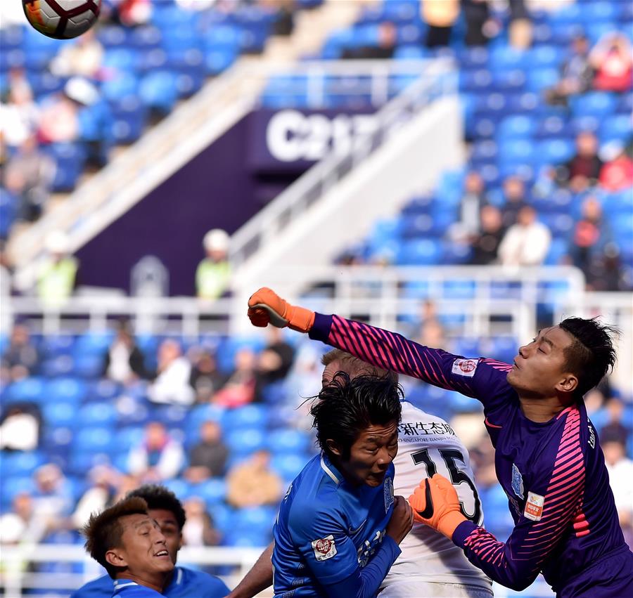 广州富力踢平天津泰达，保级压力增大